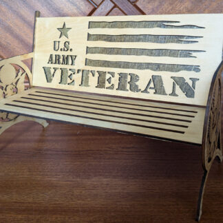 Army Veterans Bench