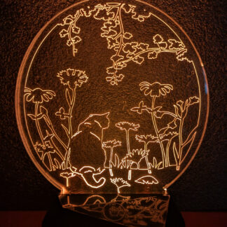 Cat in the Garden Edgelight