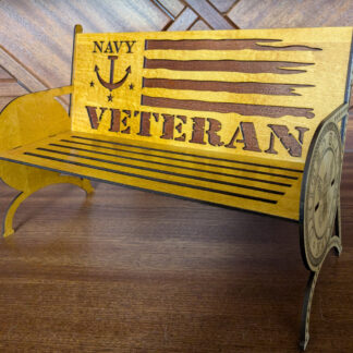 Navy Military Bench