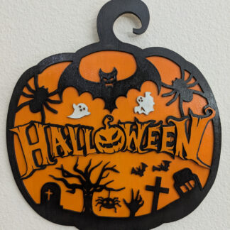 Halloween Pumpkin Wall Decor #1