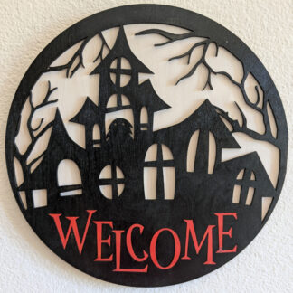 Halloween Welcome Scary House