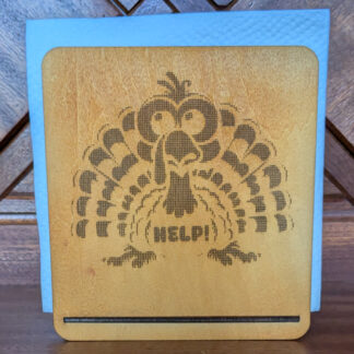 "HELP" Thanksgiving Napkin Holder