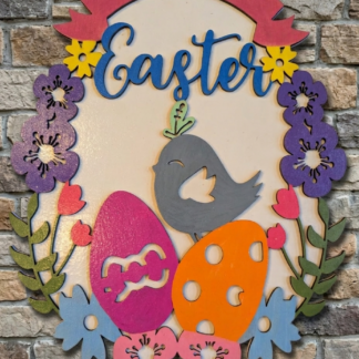 Happy Easter Door Sign
