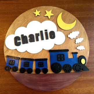 Train Kid's Door Sign