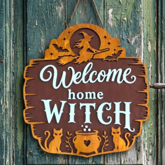 Halloween Welcome Home Witch