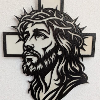 Jesus Crowned Cross